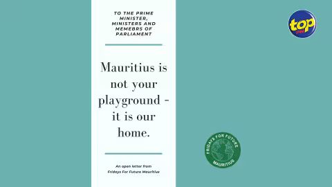 Crise écologique : Fridays For Future Mauritius réclame la reprise du Parlement