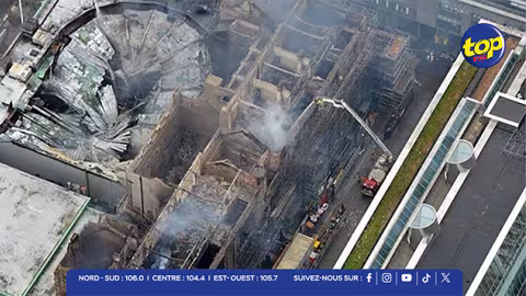 Incendie majeur à Glasgow : un bâtiment historique partiellement détruit et le trafic ferroviaire paralysé