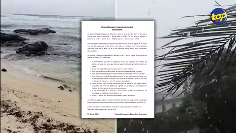 Météo : un avis de vents forts et de fortes houles en vigueur jusqu’à 22 heures ce soir