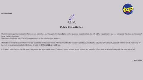 Propositions de l’Information and Communication Technologies Authority : « Un tel pouvoir d’intrusion dans la vie privée ne devrait jamais être permis dans une société libre, pluraliste  et démocratique », réagit la Jummah Mosque