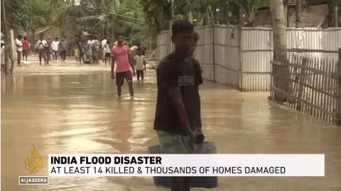 Inondations en Assam: 14 morts et 700 000 sinistrés
