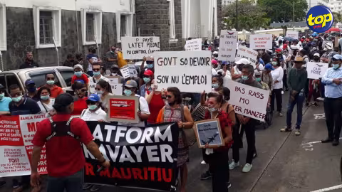 Marche pacifique des employés de MK : Platform Travayer Air Mauritius menace de tenir d’autres actions syndicales