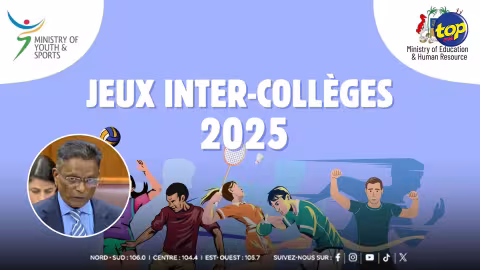Inter-collèges : les compétitions ont repris et prendront fin en juin, annonce le ministre Deven Nagalingum