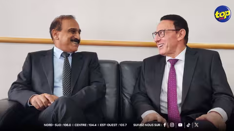 Rencontre entre le président du conseil d’administration d’Air Mauritius, Kishore Beegoo, et le prochain CEO de la compagnie