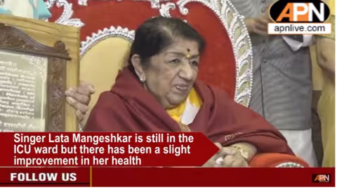 Lata Mangeshkar toujours en soins intensifs, mais sa santé s’améliore