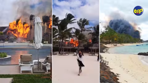 Dans l’Est : L’hôtel LUX Belle Mare ravagé par un incendie causé par des travaux sur le toit en chaume