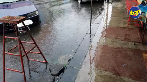 La Rue Ferrière à Curepipe inondée : Un propriétaire de magasin déplore l’inaction des autorités