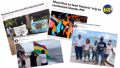 Chagos : La presse internationale commente le voyage organisé par Maurice sur l’archipel