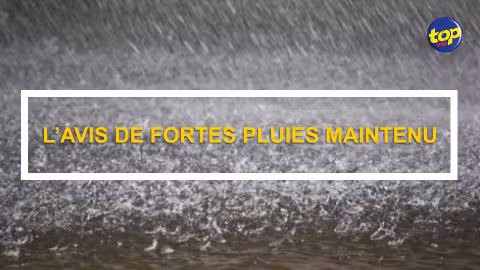 L’avis de fortes pluies maintenu : des risques de grosses averses toujours présents, indique la Station Météo de Vacoas