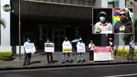 Manifestation devant le Parlement ce lundi : « Nous allons poursuivre la manifestation tant que notre voix ne sera pas entendue », affirment les taximen basés à l’aéroport