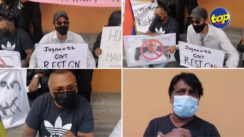 5ͤ jour de manifestation contre la vaccination obligatoire dans certains cas: « Nous réclamons le respect de nos droits humains et constitutionnels », affirme l’activiste Ivann Bibi