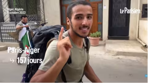 Mehdi marche de Paris à Alger pour financer le réservoir d’eau des pauvres