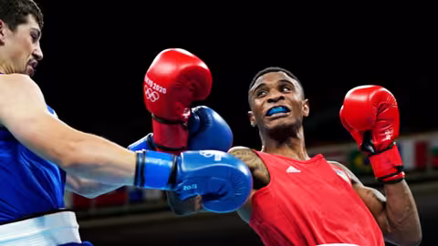 Jeux olympiques de Tokyo : Notre compatriote Merven clair se qualifie pour les quarts en battant le jordanien Zeyad Eashash