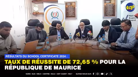Résultats du School Certificate 2024 : Taux de réussite de 72,65 % pour la République de Maurice