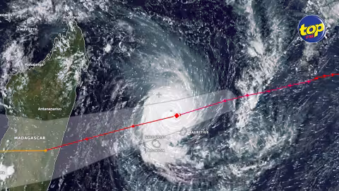 Cyclone tropical intense : L’alerte 3 maintenu, Freddy est passé à son point le plus rapproché de Maurice à 16 heures, soit à 120 kilomètres au nord de Grand Baie…