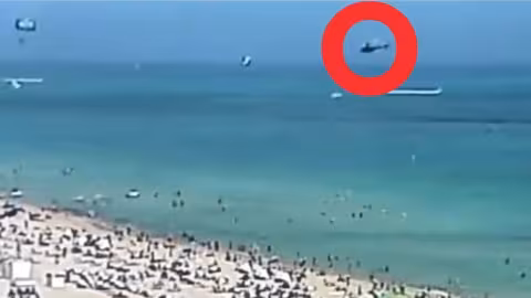 Un hélicoptère tombe au milieu d’une foule de baigneurs à Miami