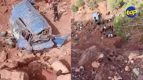 Au Maroc : 24 morts dans un accident de minibus
