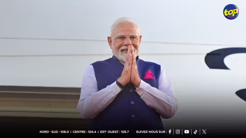 Visite d’État de Narendra Modi : le Premier ministre indien à l’aéroport pour son retour