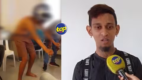 Il est celui qui apparait dans l’une des vidéos de torture portant un casque intégrale : « zot ine met fizi lor m latet…», dit Sarvesh Sawock