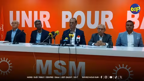 Conférence de presse du MSM : « C’est une déception totale pour la population après 7 mois de gouvernance de l’Alliance du Changement », lance Mahen Seeruttun