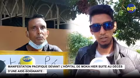 Manifestation pacifique devant l’hôpital de Moka hier suite au décès d’une aide-soignante : « le ‘burnout’ in vin enn problème sérieux et si nous pas prend considération de cela ena encore beaucoup dimoune capave retrouve zot dans sa ban position la », avertit Amarjeet Seetohul, président de la Ministry of Health Employees Union