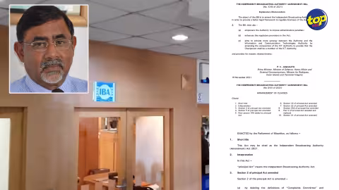 Amendements à l’IBA Act : « Une volonté presque déclarée pour aller à l’encontre des radios privées, surtout une en particulier », affirme Me Ashok Radhakissoon
