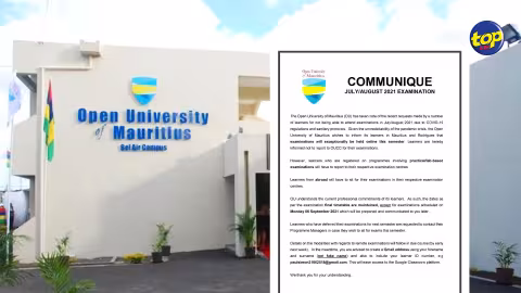 Open University of Mauritius : les examens se tiendront en ligne ce semestre