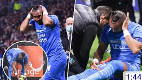 Incidents lors de OL-OM: Dimitri Payet touché par un projectile, la rencontre définitivement arrêtée