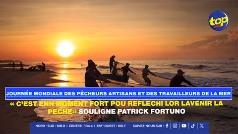 Journée mondiale des pêcheurs artisans et des travailleurs de la mer: « c’est enn moment fort pou reflechi lor lavenir la peche» souligne Patrick Fortuno