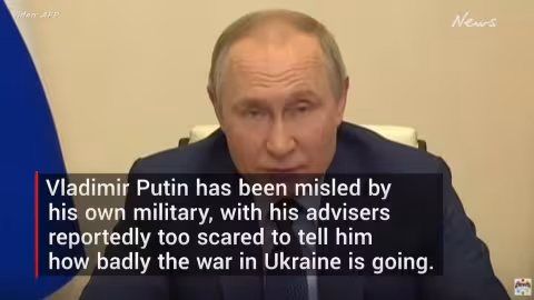 Les cuisantes défaites russes en Ukraine cachées à Poutine