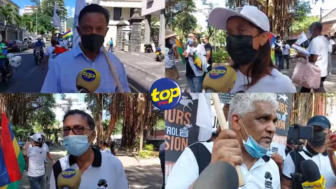 Dans les rues de Port-Louis : Une marche pacifique pour préserver le patrimoine national qu’est le Champ de Mars