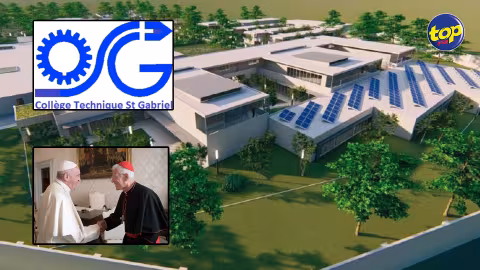 Rencontre entre le Pape François et le Cardinal Piat en Italie:  le  projet d’agrandissement du collège Saint-Gabriel au centre des discussions