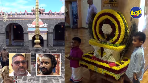 Apres dix jours de jeûne et de sacrifice : la communauté tamoule célèbre le Sittirai Cavadee en l’honneur du Dieu Muruga, en ce vendredi