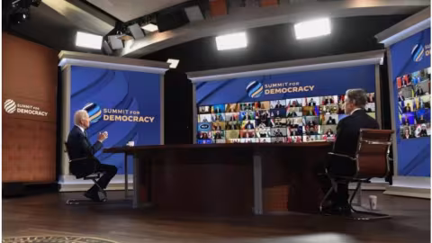 «Sommet mondial» pour la démocratie de Joe Biden face au recul des libertés