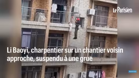 Le héros devient le «Spider-Man de Chine» après un sauvetage audacieux d’un tout-petit