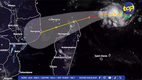 Situation autour d’Agalega : La forte tempête tropicale CHIDO s'est intensifiée en un cyclone tropical