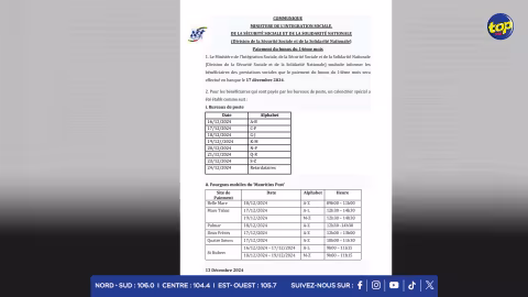Paiement du 14e mois : les bénéficiaires des prestations sociales obtiendront leur bonus en banque le mardi 17 décembre