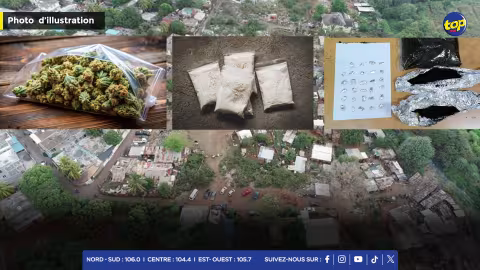 À Karo-Kalyptis : Plus de 500 grammes de drogues saisies lors d’une opération antidrogue