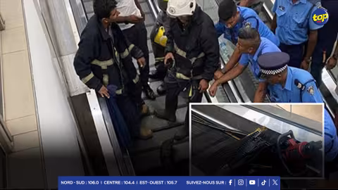 L’escalator qui a coûté une jambe à Fateemah Dilmahomed entre les mains des experts étrangers
