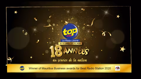 31 décembre 2002 – 31 décembre 2020 : 18 ans d’anniversaire de Top FM, plus que jamais numéro un dans le cœur des Mauriciens