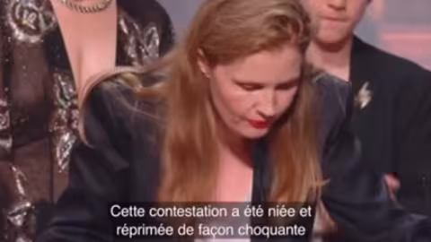 Palme d’or: Justine Triet dénonce la domination l’État contre la contestation