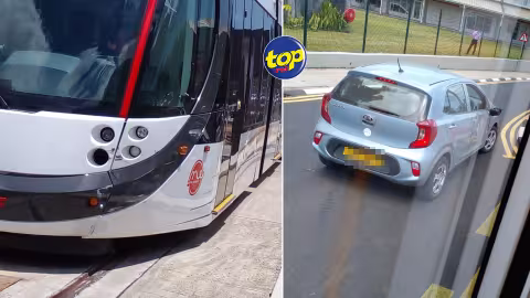 Un jour après l’entrée en opération du Metro Express à Curepipe : Une voiture percute un tram à Floréal