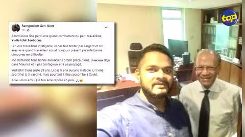 Yudishthir Seebocus succombe à la Covid-19 : Navin Ramgoolam rend hommage à un grand combattant du PTr