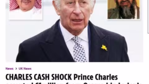 Le prince Charles “a accepté un don de 1 m £ de la famille d’Oussama ben Laden”