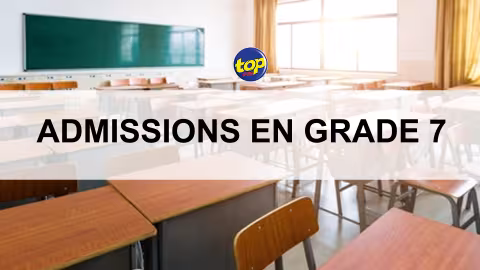 Éducation : Les admissions en grade 7 ont lieu ce lundi 19 décembre