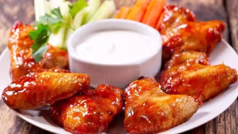 Recette : Ailes de poulet au miel au four