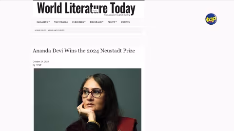 Littérature : la Mauricienne Ananda Devi, lauréate du prix Neustadt 2024
