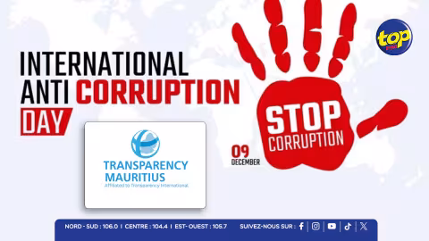 Lanceurs d’alerte, stratégie absente et institutions fragiles : Transparency Mauritius tire la sonnette d'alarme en cette Journée internationale contre la corruption
