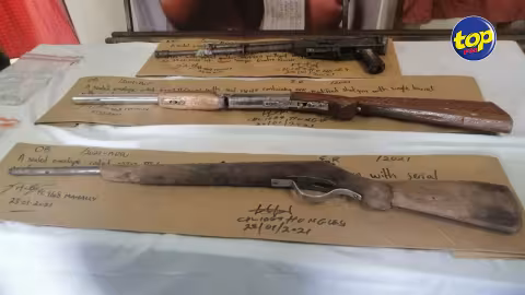Des armes à feu retrouvées à Beaux-Songes samedi : pas de trace d’empreinte