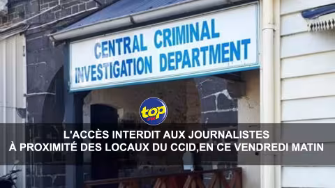 L’accès interdit aux journalistes à proximité des locaux du CCID ,en ce vendredi matin : « Ine gagne ene call ine dire pas laisse journalistes rentrer », a  lancé un policier